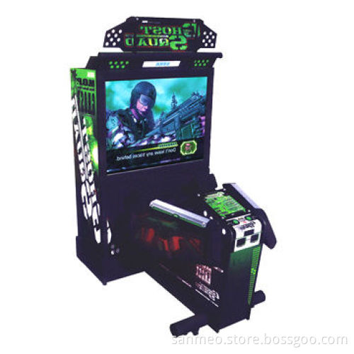 Black Ghost Squad Shooting Arcade Machine Simulator for Children